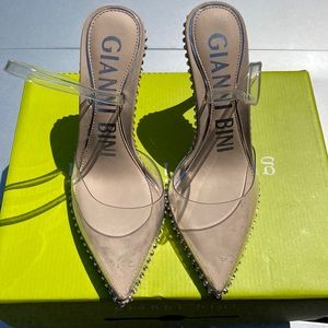 Clear/nude shoes